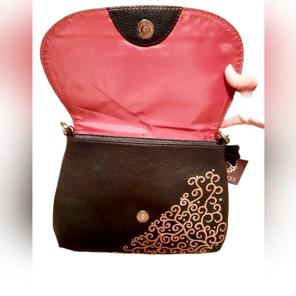 Marie Cat Leather Crossbody Bag - Picture 5 of 7